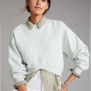 Agolde mint green sweatshirt